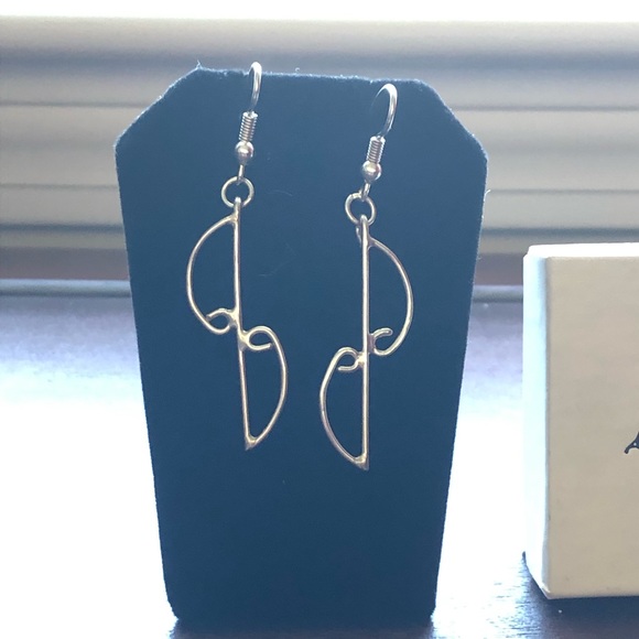 Scarabocchio Handcrafted Silver Drop Earrings - Picture 2 of 3